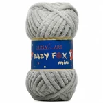 Włóczka Luna Art Baby Fox Mini 200-33 / jasny szary