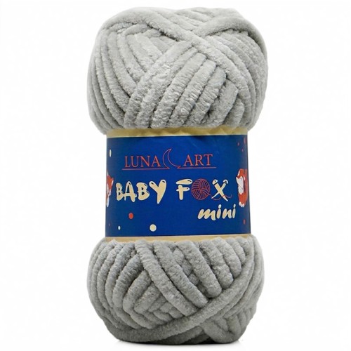 Włóczka Luna Art Baby Fox Mini 200-33 / jasny szary