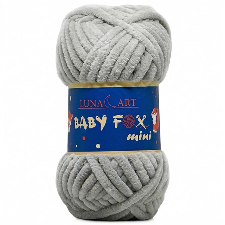 Włóczka Luna Art Baby Fox Mini 200-33 / jasny szary