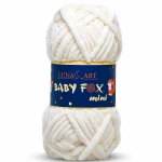 Włóczka Luna Art Baby Fox Mini 200-71 / złamana biel