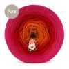 KOKONEK_Pure P234  Kroopa Sunrise - Magenta/czerwień/marchewka