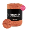PREMIUM sznurek bawełniany by KOKONKI 5mm / rolka 100m / 223 melon