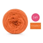 KOKONEK_Mono Soft jeden kolor - pomarańcz / 3 nitki / 1000m / 200 g - GOTOWY