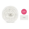 KOKONEK_Mono Soft jeden kolor - ecru / 3 nitki / 1000m / 200 g - GOTOWY