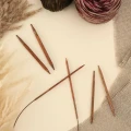 Druty wymienne KnitPro Ginger Cubics - drewniane