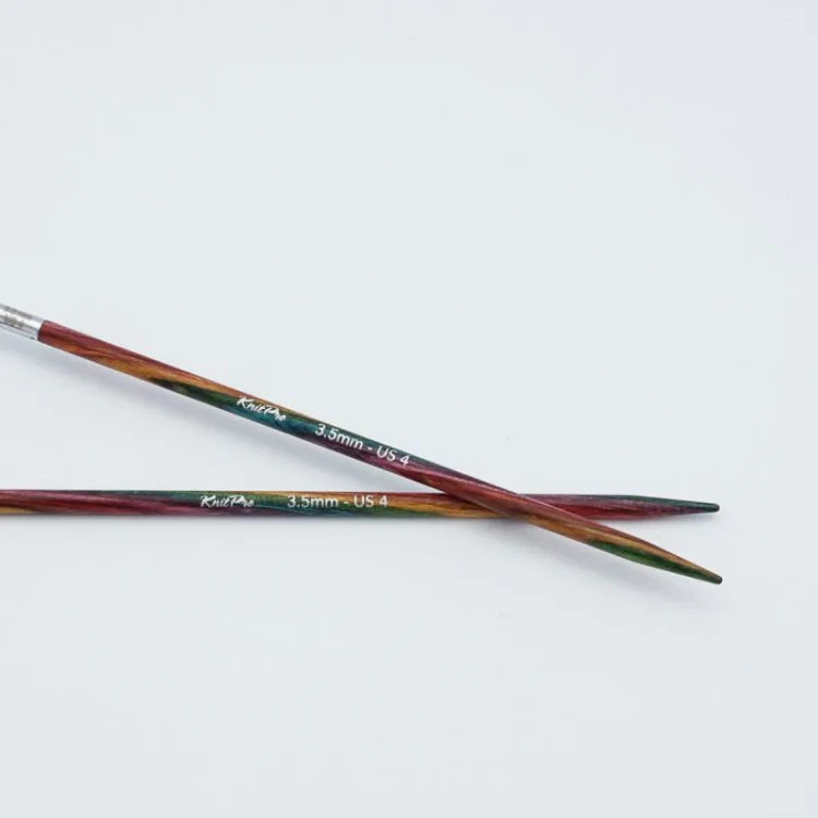 Druty z żyłką KnitPro Symfonie 2 - drewniane
