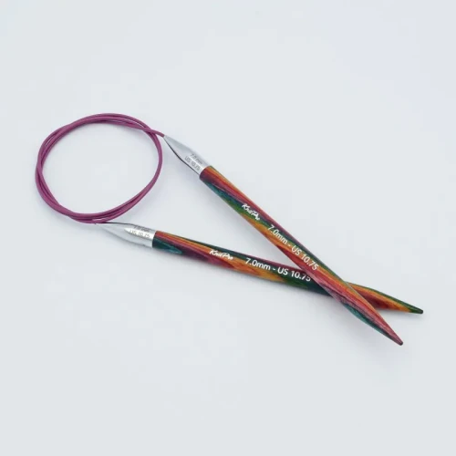 Druty z żyłką KnitPro Symfonie 2 - drewniane