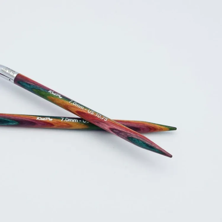 Druty z żyłką KnitPro Symfonie 2 - drewniane