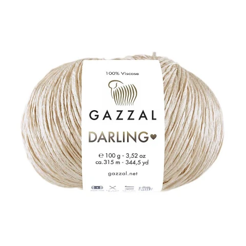 Włóczka Gazzal Darling 562 / jasny beż