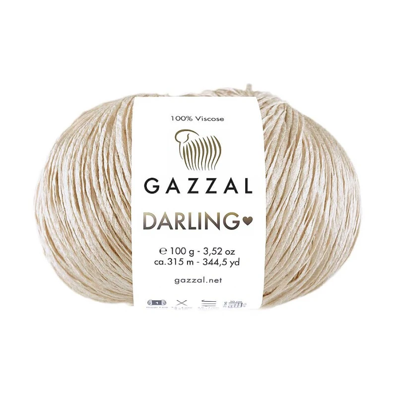 Włóczka Gazzal Darling 562 / jasny beż
