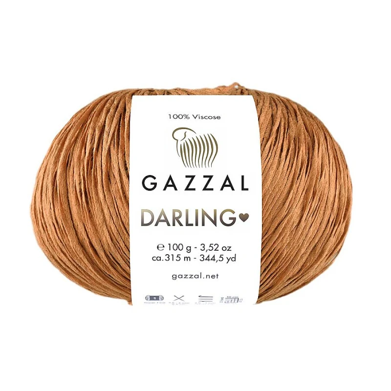 Włóczka Gazzal Darling 563 / karmel
