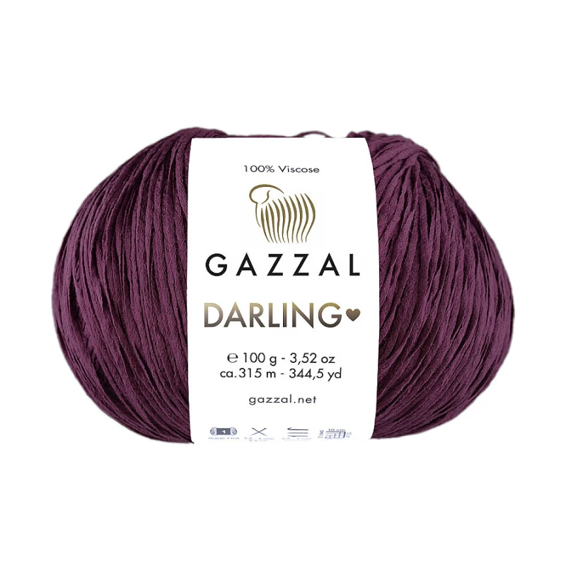 Włóczka Gazzal Darling 560 / jeżyna