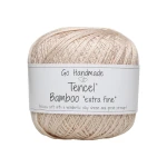 Włóczka Go Handmade Tencel Bamboo "extra fine" 17730 / ciepły beż