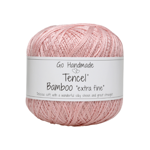 Włóczka Go Handmade Tencel Bamboo "extra fine" 17731 / róż vintage