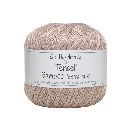 Włóczka Go Handmade Tencel Bamboo "extra fine" 17733 / beż