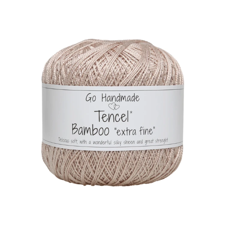 Włóczka Go Handmade Tencel Bamboo "extra fine" 17733 / beż