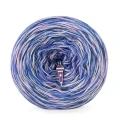 KOKONEK_Melanż Soft R234 - Pudrowy róż/niebieski/jeans/róż / 4 nitki / 375 m / 100 g - GOTOWY