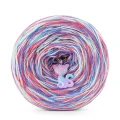 KOKONEK_Melanż Soft R236 - Mięta/niebieski/arbuz/pastelowy róż / 4 nitki / 375 m / 100 g - GOTOWY