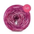 KOKONEK_Melanż Soft R237 - Róż/piwonia/jeżyna/pastelowy róż / 4 nitki / 375 m / 100 g - GOTOWY