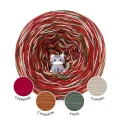 KOKONEK_Melanż Soft R238 - Czerwień/cynamon/khaki/chałwa / 4 nitki / 375 m / 100 g - GOTOWY