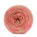 KOKONEK_Melanż Soft R239 - Matcha/koral/budyń/arbuz / 4 nitki / 375 m / 100 g - GOTOWY