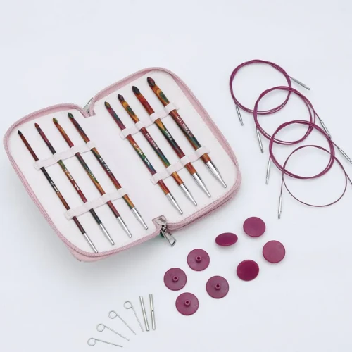 Zestaw szydełek tunezyjskich/afgańskich KnitPro Symfonie 2 3.5 - 8.0 mm / 55520