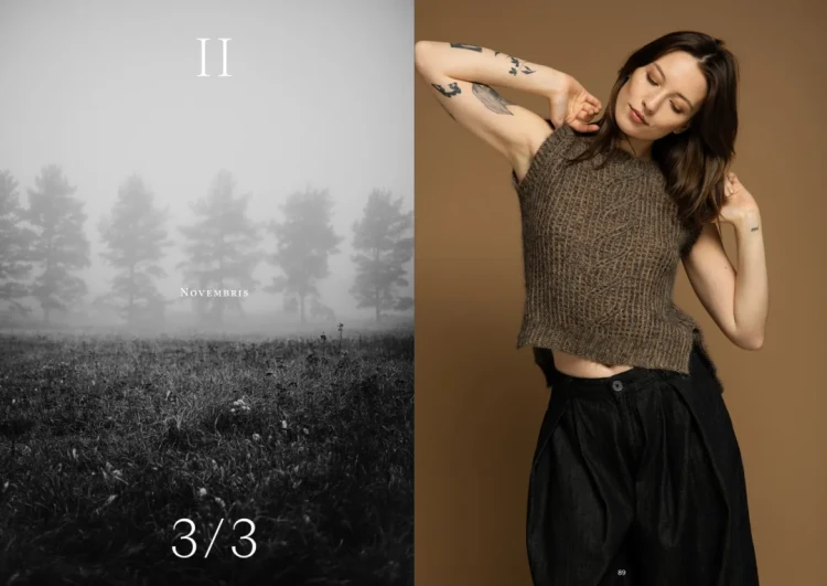 Książka Nordic Textures in Crochet Garments / Cozy Publishing - wzory szydełkowe w języku angielskim