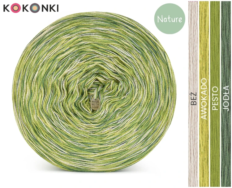 Jodła/pesto/awokado/beż