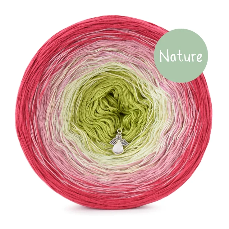 KOKONEK Nature NT022 - Magneta/malinowy róż/migdał/awokado