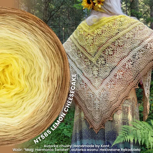 KOKONEK Nature NT585 Lemon Cheesecake - Masło orzechowe/biszkopt/masełkowy/rumianek/mleczyk