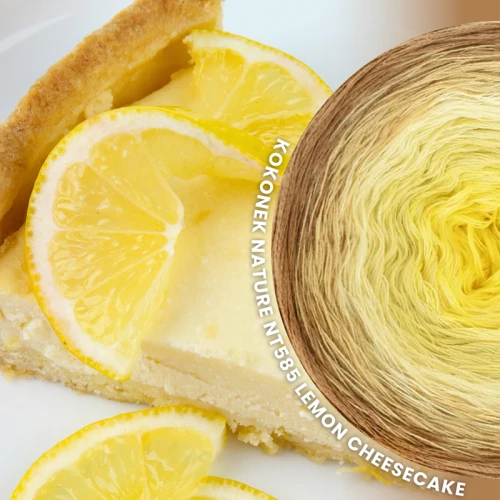 KOKONEK Nature NT585 Lemon Cheesecake - Masło orzechowe/biszkopt/masełkowy/rumianek/mleczyk