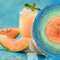 KOKONEK Nature NT015 Juice - Ciemny turkus/szmaragd/mięta/melon/dynia