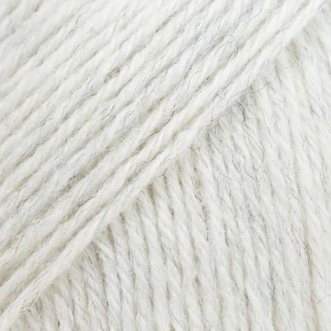 Włóczka skarpetkowa Drops Fabel 125 / szary kryształ / uni colour