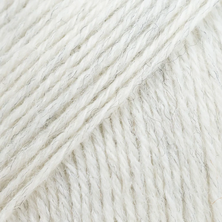 Włóczka skarpetkowa Drops Fabel 125 / szary kryształ / uni colour