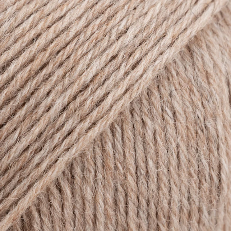 Włóczka skarpetkowa Drops Fabel 127 / piaskowy / uni colour