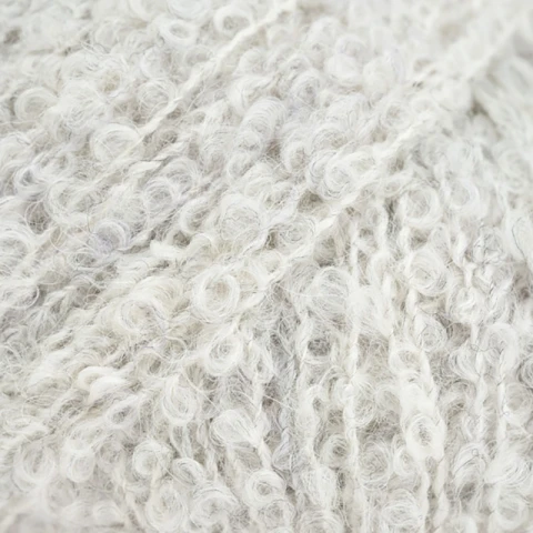 Włóczka Drops Alpaca Boucle 8907 / szary kryształ / mix