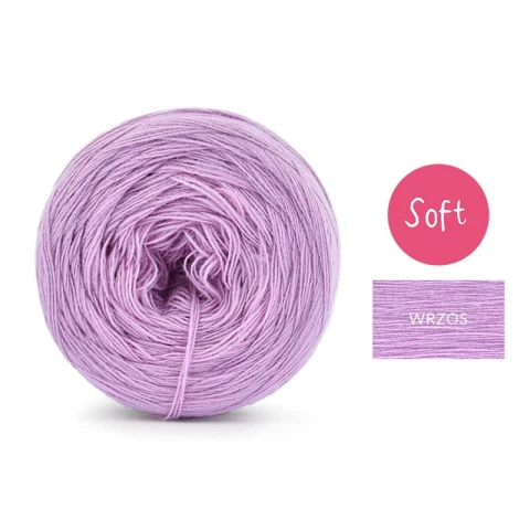 KOKONEK_Mono Soft - wrzos/ 3 nitki / 250 m / 50 g - GOTOWY 