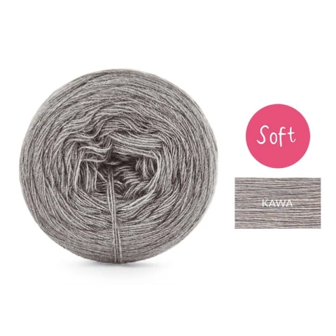KOKONEK_Mono Soft - kawa/ 4 nitki / 250 m / 65 g - GOTOWY 