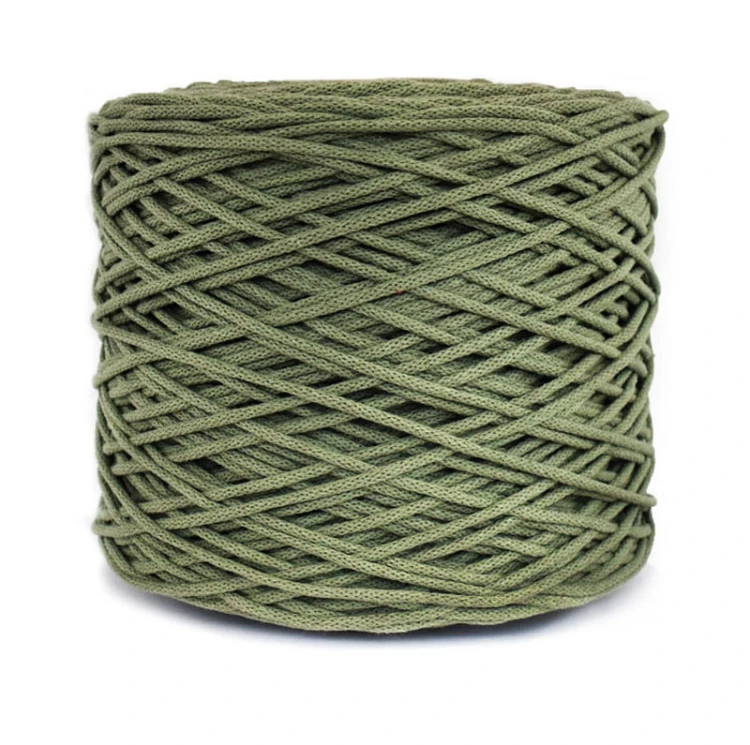 PREMIUM Sznurek bawełniany by KOKONKI 5mm / szpula 500m / 5578 szałwia