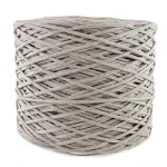 PREMIUM Šňůrka bavlněná by KOKONKI 5mm / cívka 500m / 5502 krém (1) (1)