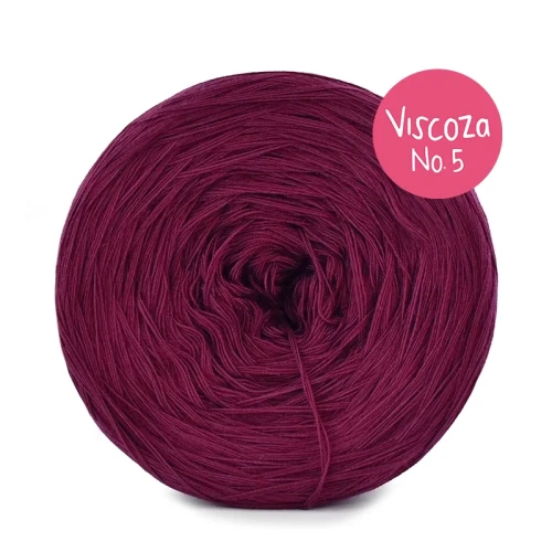 Włóczka KOKONKI Visco no. 5 - buraczki / 5 nitek / 400 m / 125 g - GOTOWY