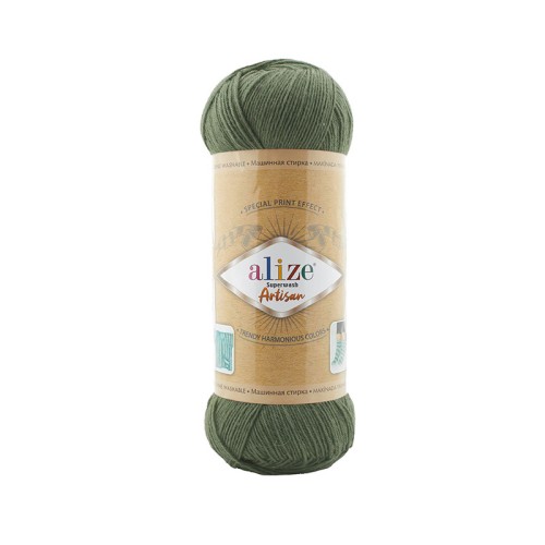 Włóczka skarpetkowa Alize Superwash Artisan 274 / świerk