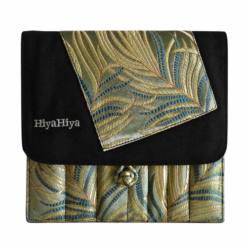 Zestaw drutów wymiennych HiyaHiya Sharp Premium Plus Large 5" / 5.5 - 10.0 mm / etui liście oliwka - OSTRE