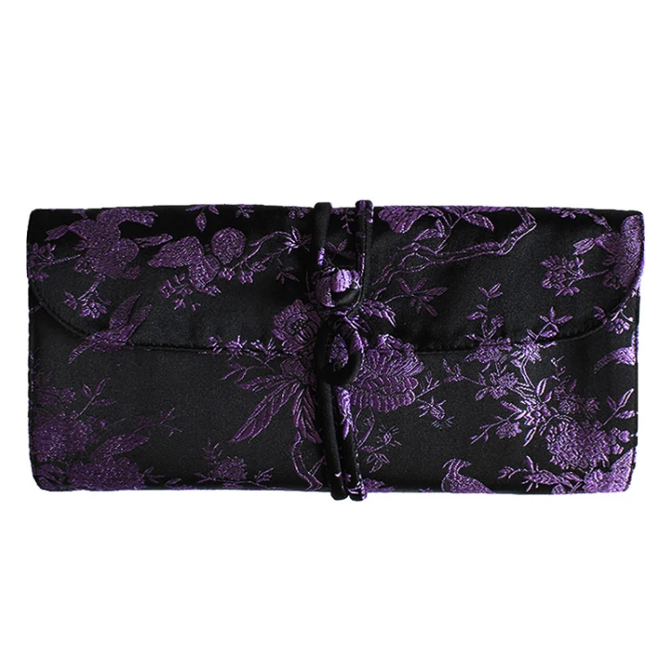 Zestaw drutów do skarpet HiyaHiya Sharp DPN Sock Set 6" / 2.25 - 3.5 mm / etui fioletowe kwiaty - OSTRE