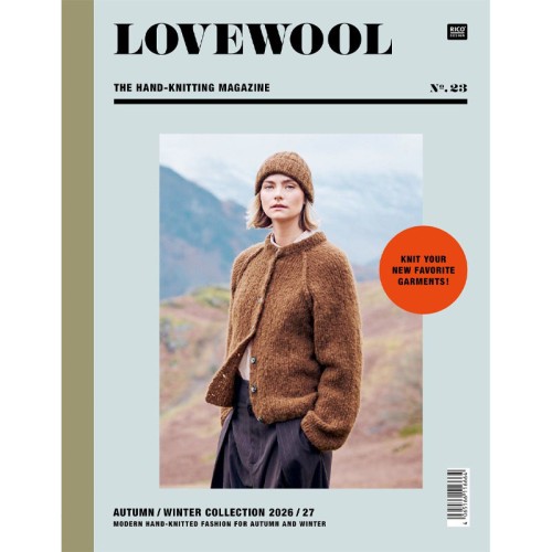 Magazyn Rico Design Lovewool 23 Autumn / Winter collection 2026 - w języku angielskim