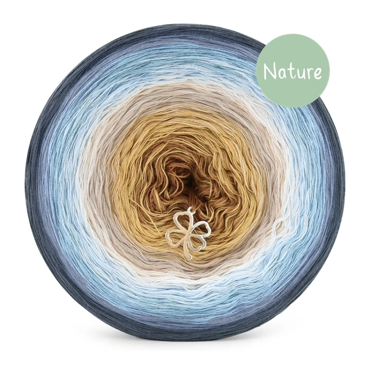KOKONEK Nature NT590 Domek nad Jeziorem - Ciemny szary/szaroniebieski/denim/patyna/błękit/beza/beż/biszkopt/masło orzechowe