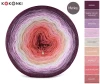 KOKONEK Merino 876 Owocowy Placek - Burak/blady fiolet/ametyst/jasny róż/jasny beż/łososiowy/morela/jasna malwa/malwa
