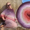 KOKONEK Merino 876 Owocowy Placek - Burak/blady fiolet/ametyst/jasny róż/jasny beż/łososiowy/morela/jasna malwa/malwa
