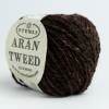 Włóczka Stenli Aran Tweed 11 / czekolada z posypką