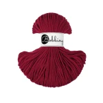 Sznurek pleciony bawełniany Bobbiny Junior / Karmazynowy / Red Velvet / 3mm / 100m